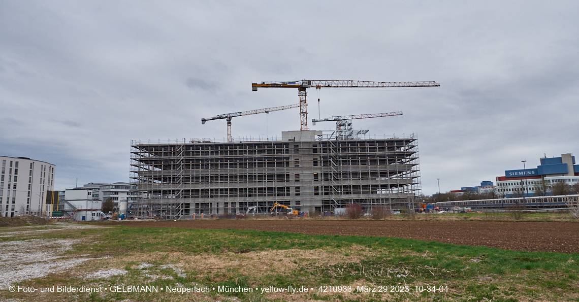 29.03.2023 - Baustelle REVO und Umgebung in Neuperlach